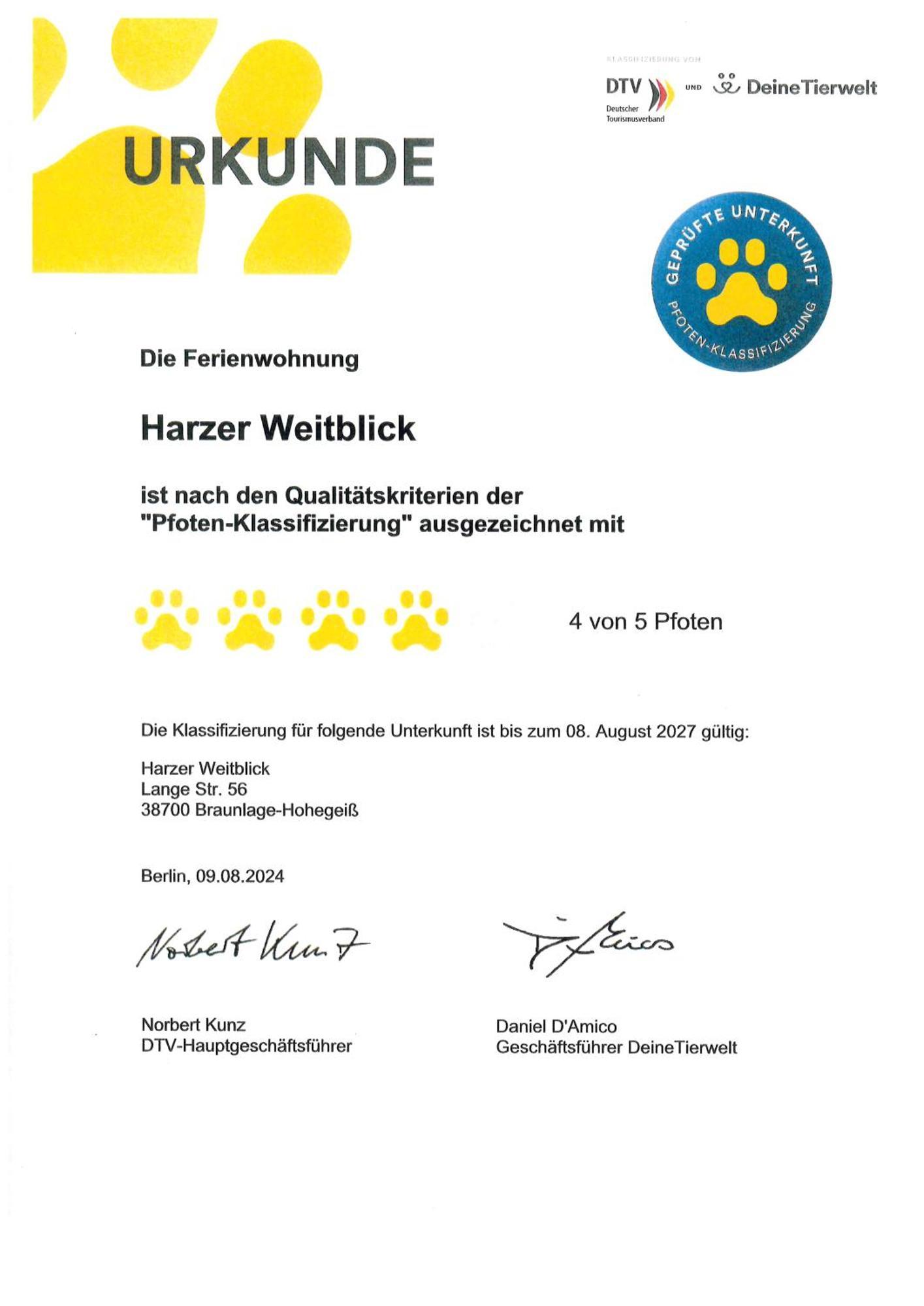 Fewo Harzer Weitblick, Hunde Willkommen, W-Lan, 2X Smart Tv, Dtv 4 Sterne, 4 Pfoten Braunlage Eksteriør bilde